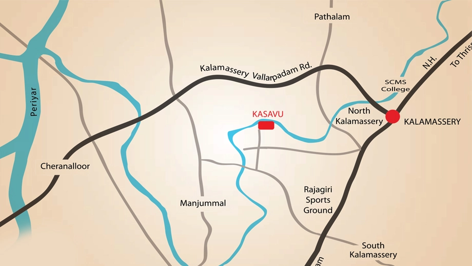 Location of Asset Kasavu in Kalamassery, Kochi - Image 436551
