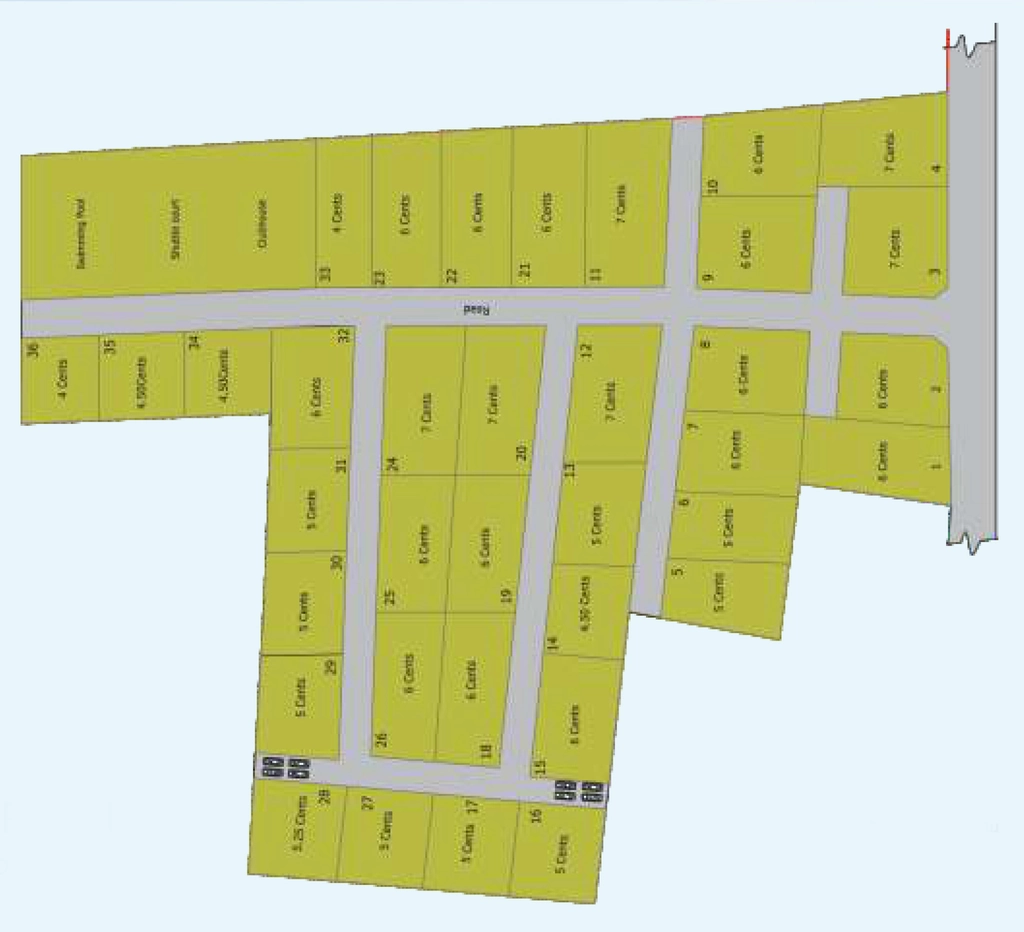 Master Plan of Mather Green Ranch in Aluva, Kochi - Image 436519