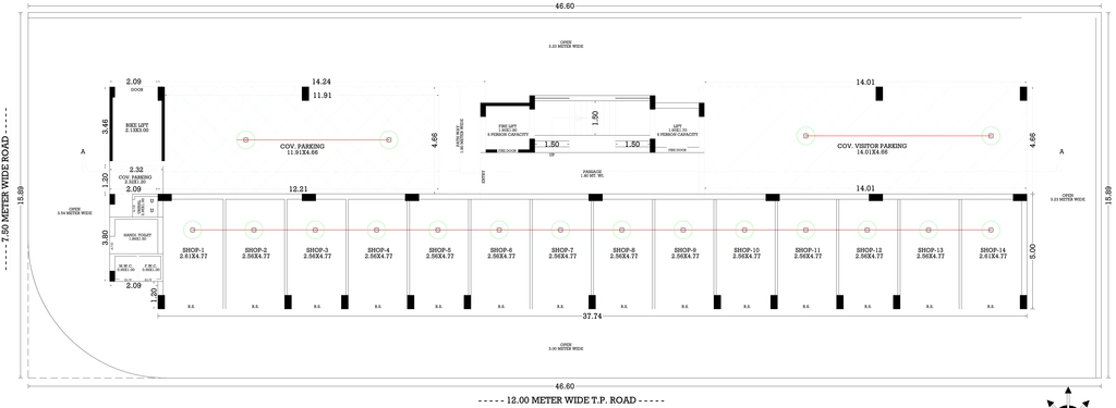 Master Plan of Commercial VVJ Akshar Avenue in Vavdi, Rajkot - Image 436500