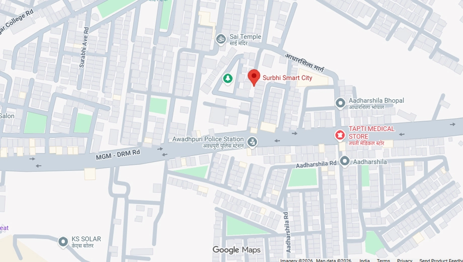 Location of Surabhi Smart City Phase 1 in Barkhera Pathani, Bhopal - Image 436617