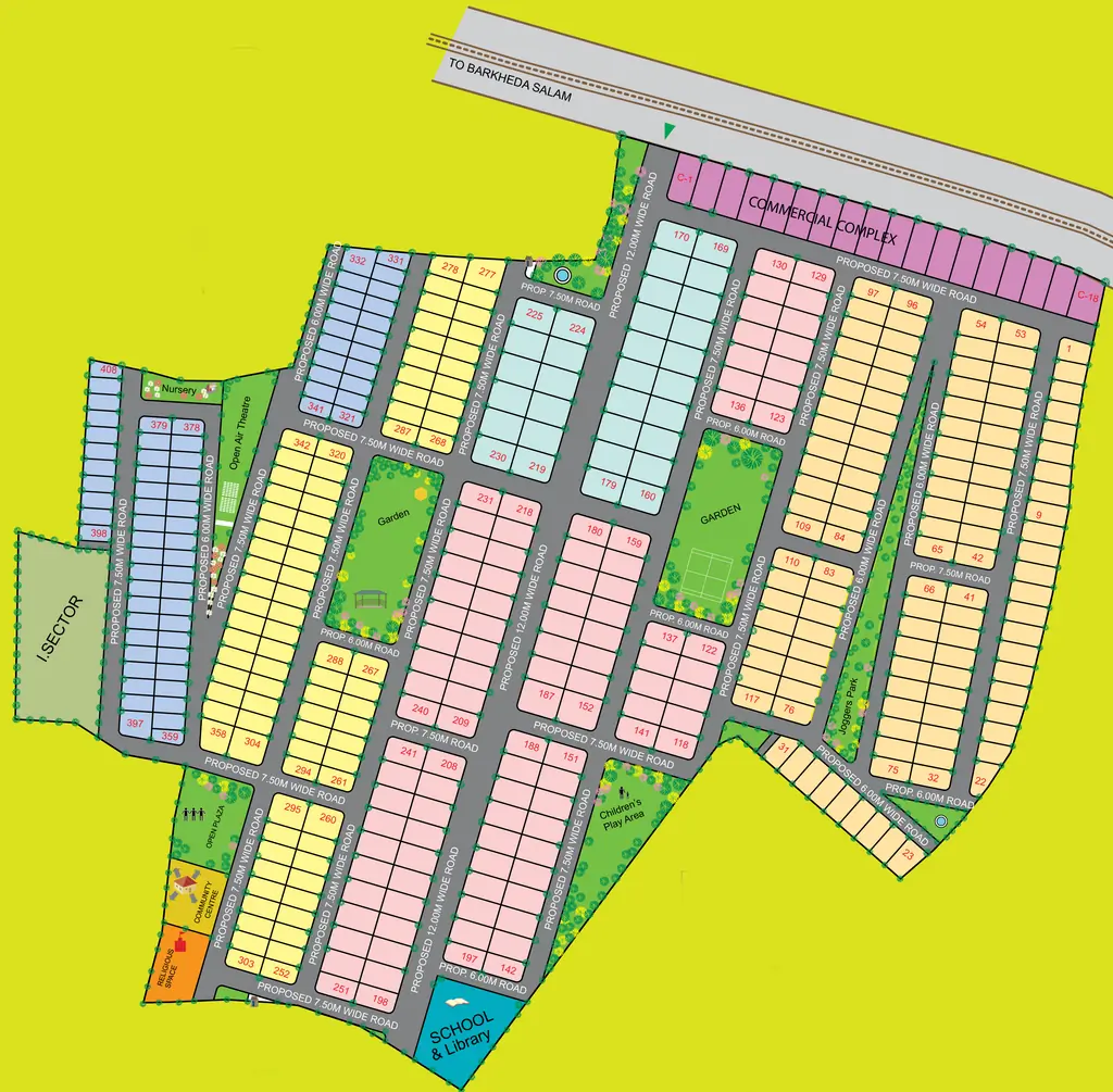 Master Plan of Swarn Bhoomi in Bhauri, Bhopal - Image 436626