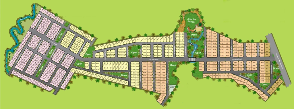 Master Plan of Lake Pearl Valley in Bhauri, Bhopal - Image 436683