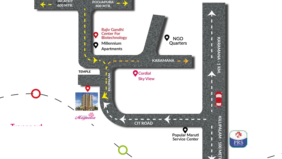 Location of Cordial Magnolia in null, Thiruvananthapuram - Image 436747
