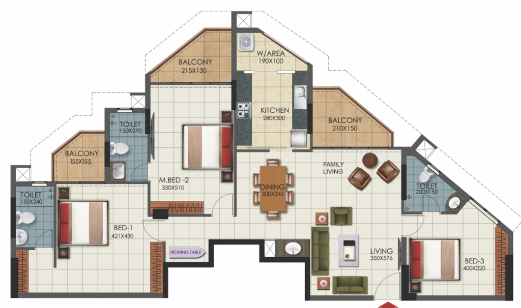 3 BHK Flat in Nikunjam Meridian in null, Thiruvananthapuram - Image 931693