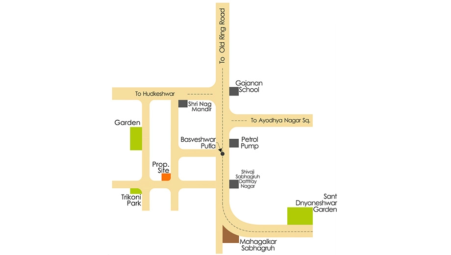 Location of Shri Vyankatesh Glory in null, Nagpur - Image 436724