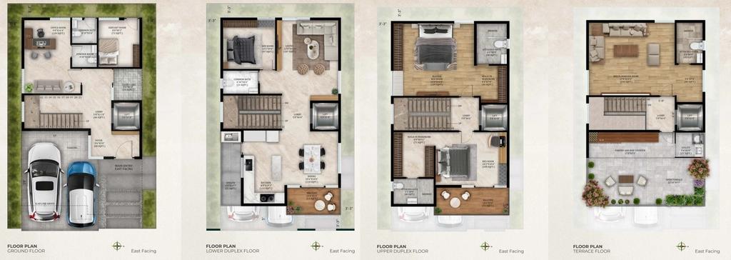 4 BHK House/Villa in MJ Terra Vista in Begur, Bangalore - Image 931689