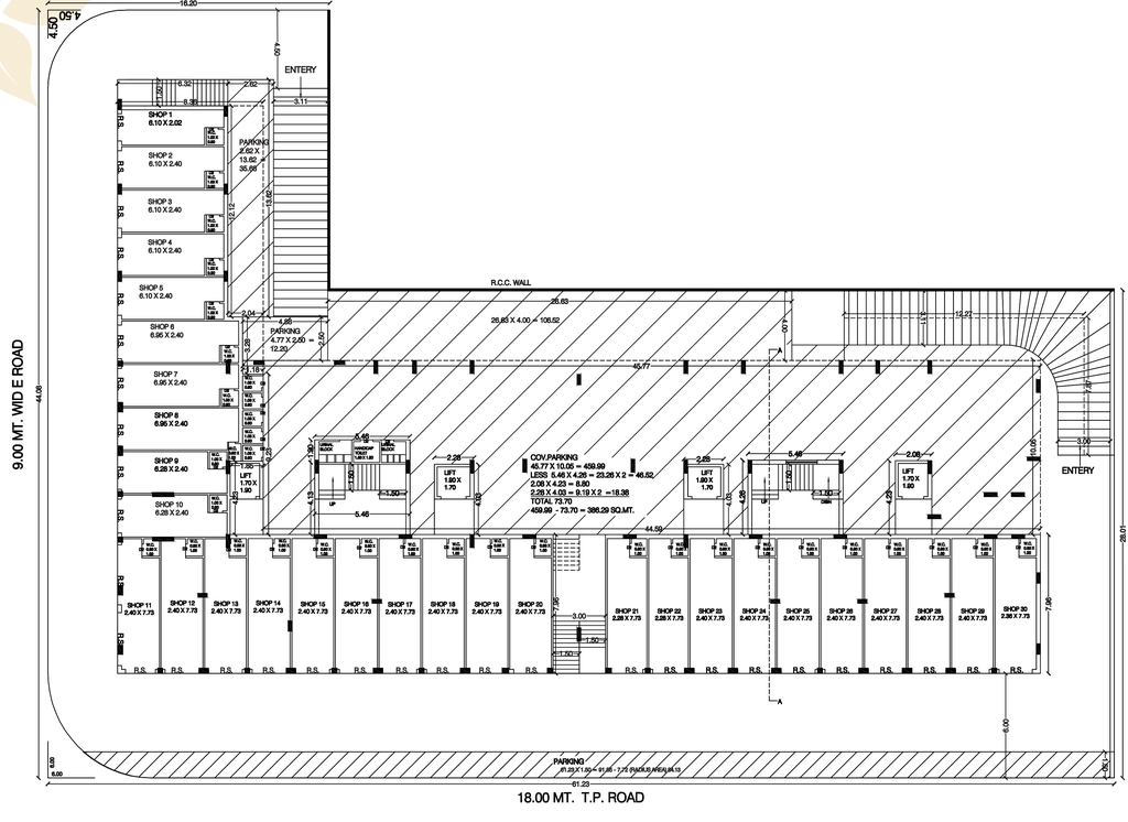 Master Plan of Amrutdhara Maa Complex in Rail Nagar, Rajkot - Image 436781