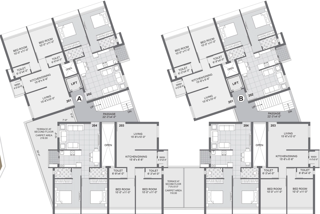 Floor Plan of Ashirwad Square in null, Rajkot - Image 436861