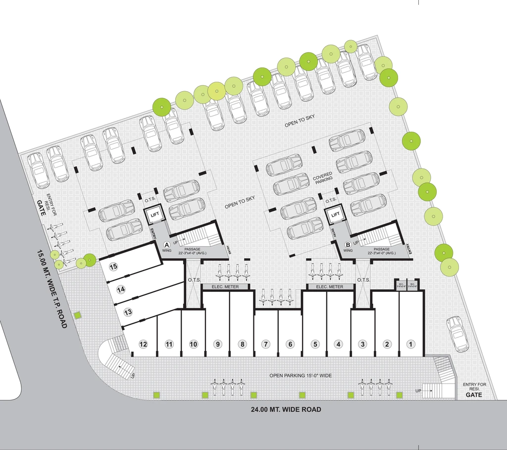 Master Plan of Ashirwad Square in null, Rajkot - Image 436860