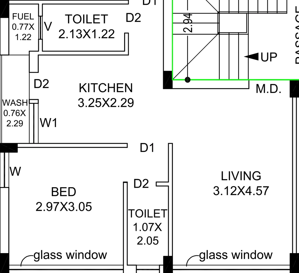 1 BHK Flat in Atulyam Gold in null, Rajkot - Image 931735