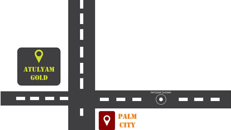 Location of Atulyam Gold in null, Rajkot - Image 436879