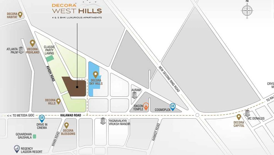 Location of Decora West Hills - Image 436897