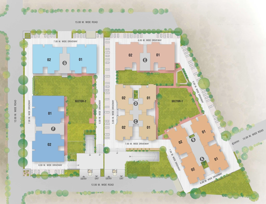 Master Plan of Decora West Hills in Kalavad Road, Rajkot - Image 436898
