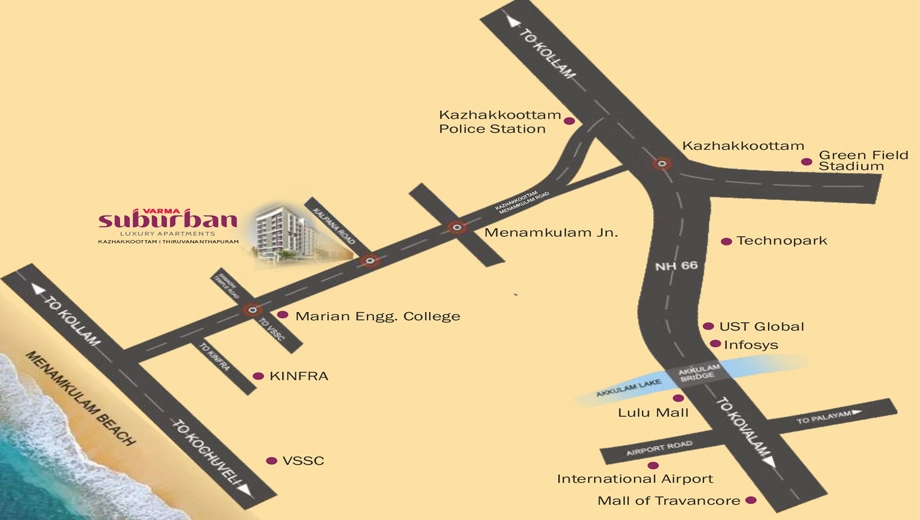 Location of Varma Suburban - Image 436954
