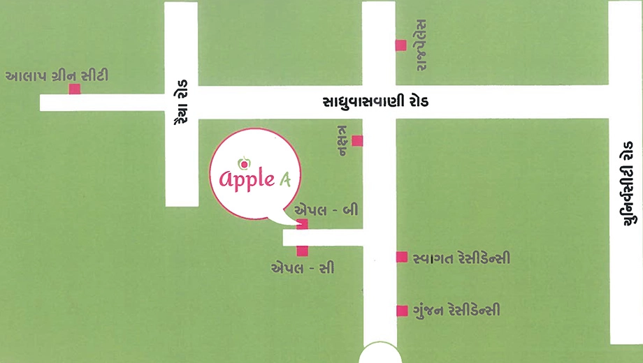 Location of Dream Apple A and B in null, Rajkot - Image 436902