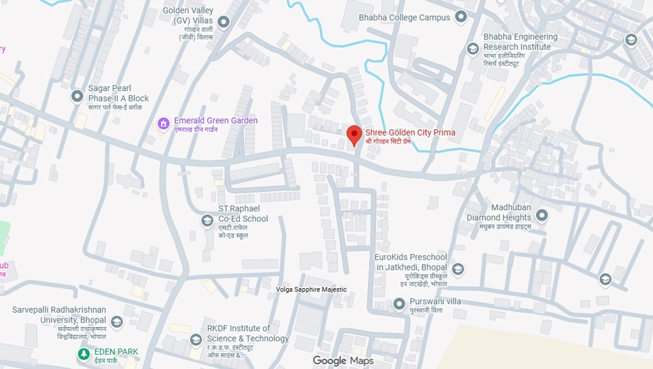 Location of Shree Golden City in Jatkhedi, Bhopal - Image 437143