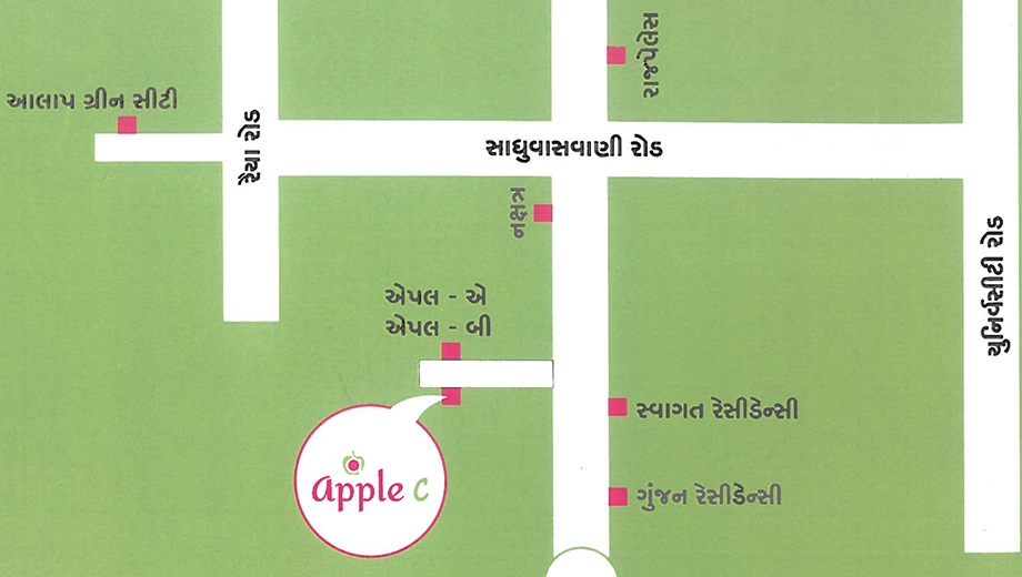 Location of Dream Apple C in null, Rajkot - Image 436907