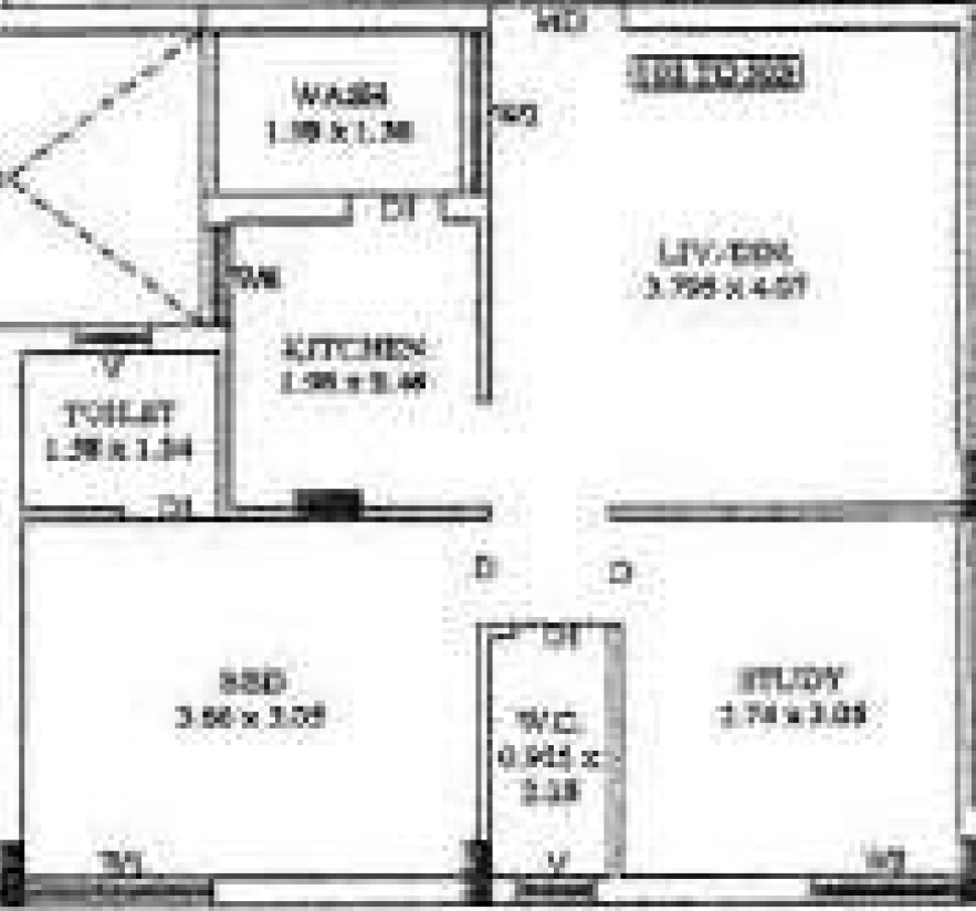 2 BHK Flat in Heaven Heights in Mavdi, Rajkot - Image 931750