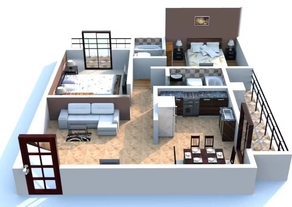2 BHK Flat in AP Park Avenue in Jatkhedi, Bhopal - Image 931845