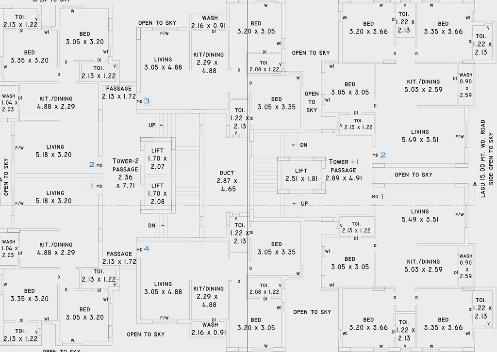 Floor Plan of Nand Darshan in null, Rajkot - Image 437019