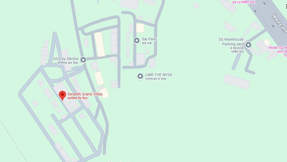 Location of Shri Balaji Swastik Grand Villas Phase 1 in Hoshangabad Road, Bhopal - Image 437126