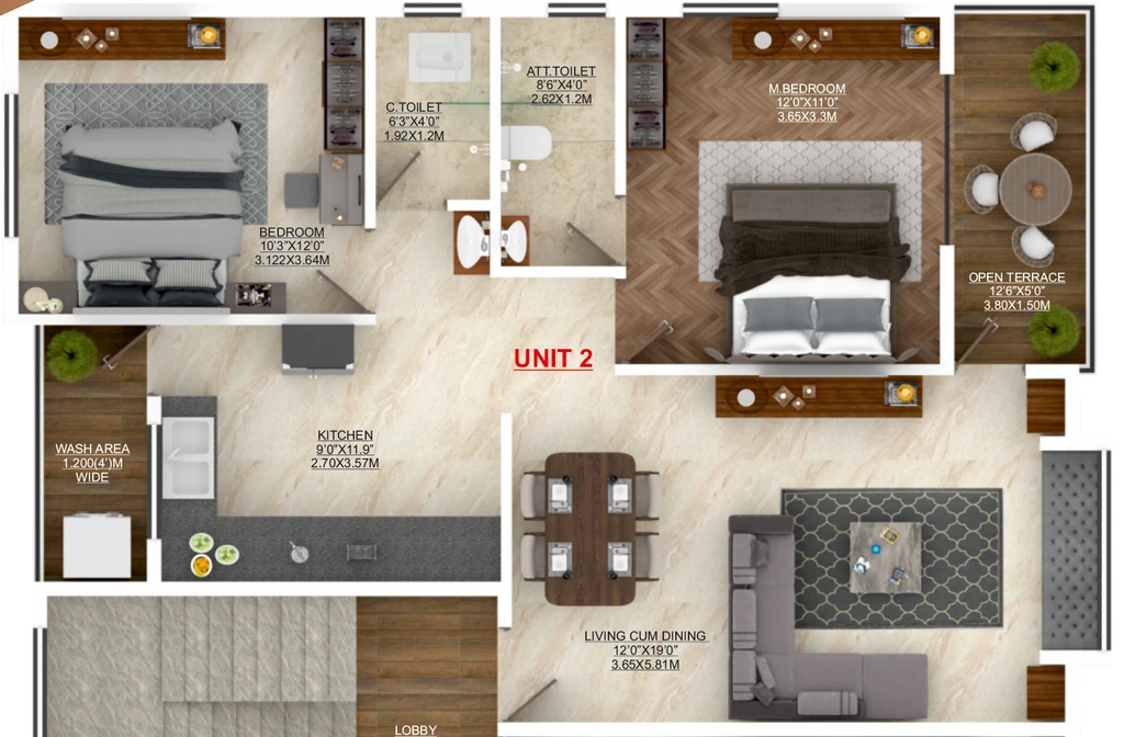 2 BHK Flat in Trinetra Ashlesha Residency in Manish Nagar, Nagpur - Image 931784