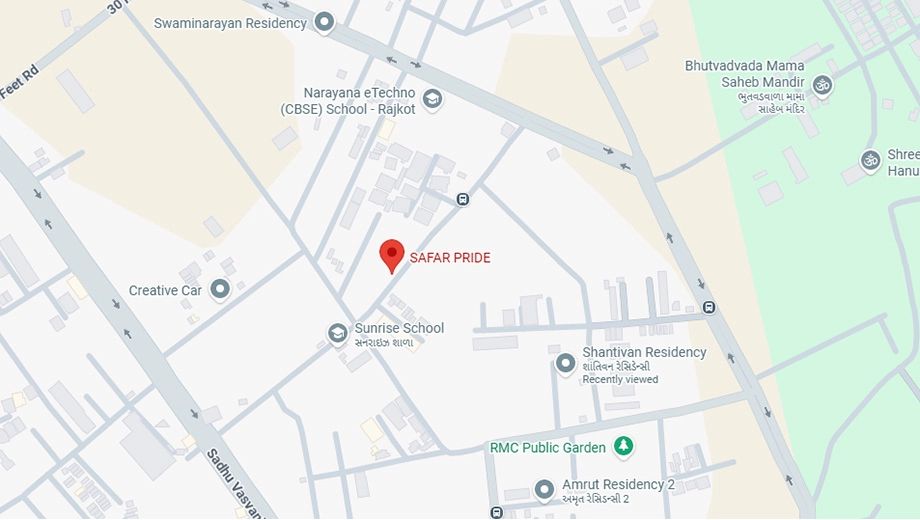 Location of Nath Safar Pride in Rail Nagar, Rajkot - Image 437040