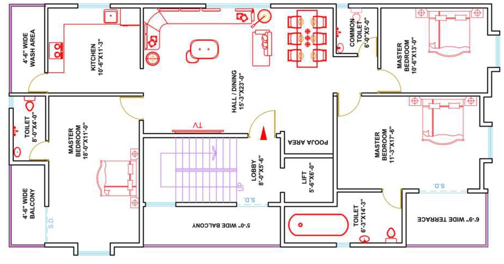 3 BHK Flat in Regalteck Vinayaka Regenta in New Manish Nagar, Nagpur - Image 931788