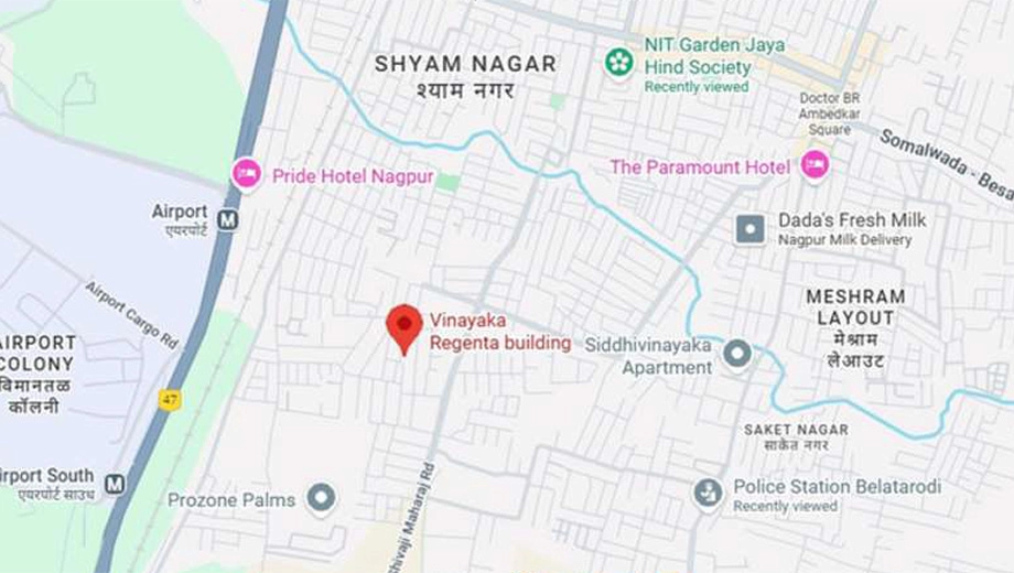 Location of Regalteck Vinayaka Regenta in New Manish Nagar, Nagpur - Image 437045