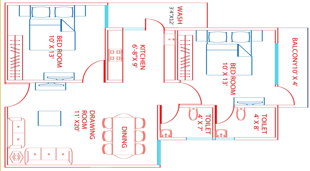 2 BHK Flat in Drishti City in Kolar Road, Bhopal - Image 931814