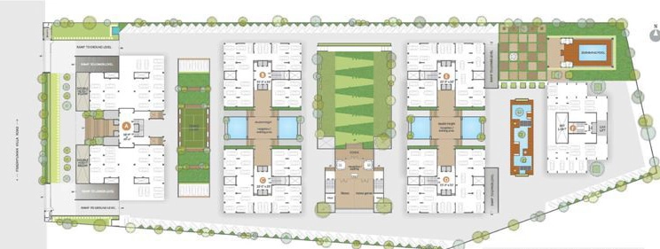 Master Plan of Pradhyuman Royal Heights in Kalavad Road, Rajkot - Image 437072