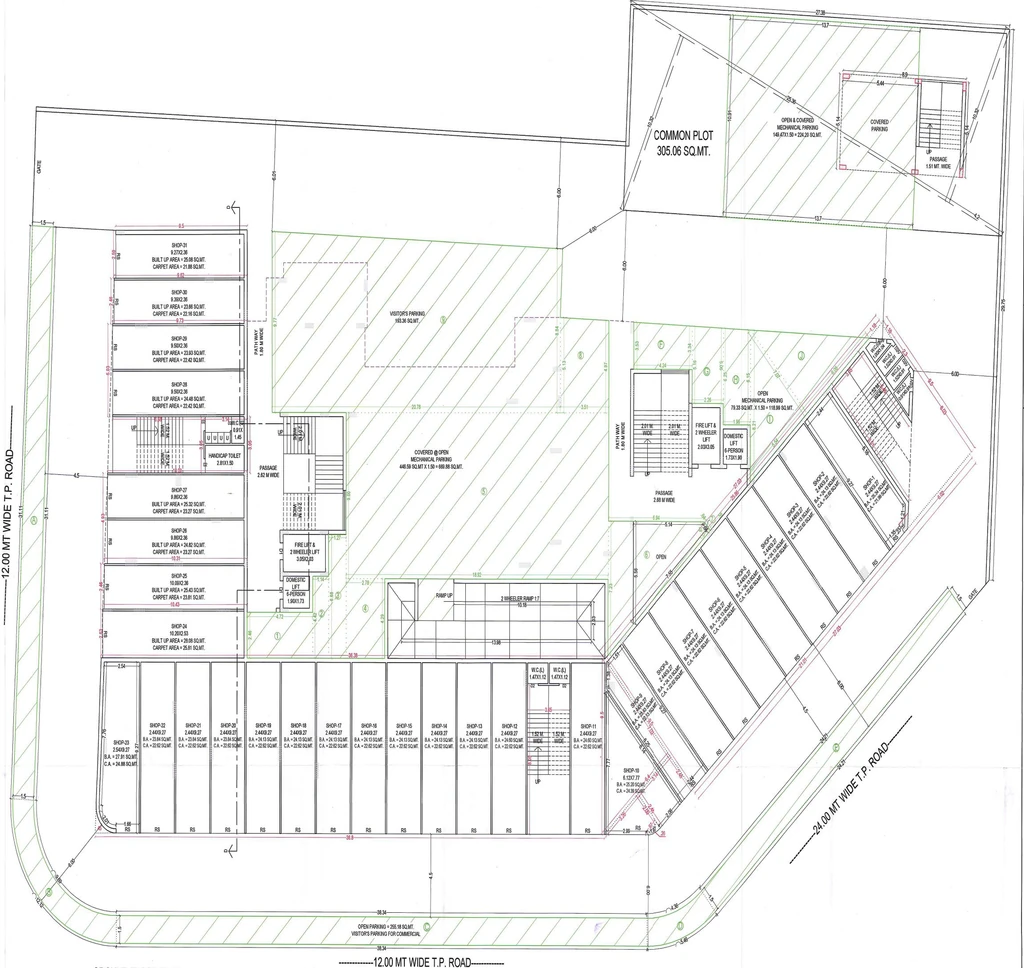 Master Plan of Commercial Rcon Pacific Star in Rail Nagar, Rajkot - Image 437092