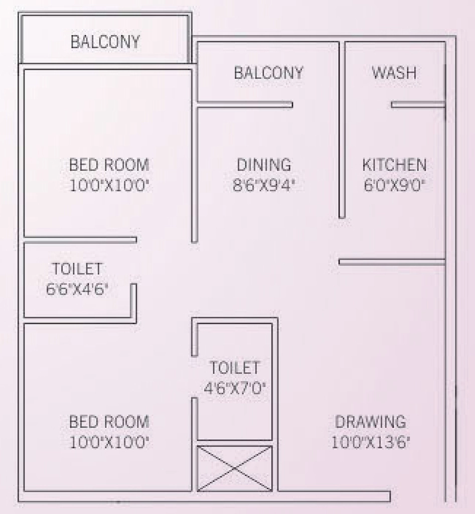 2 BHK Flat in Garuda Janki Galaxy in Kolar Road, Bhopal - Image 931809
