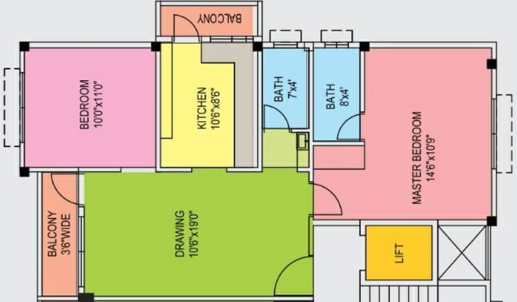 3 BHK Flat in Sri Nirmal Madhav Apartment 4 in Manish Nagar, Nagpur - Image 931807