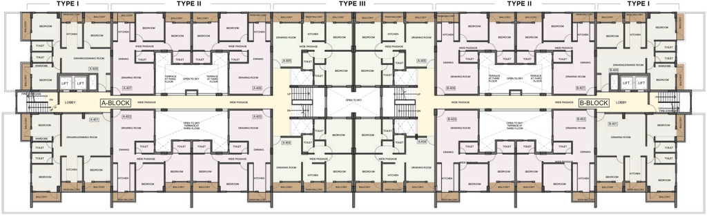 Floor Plan of Mangalam Jalaram in Hingna Road, Nagpur - Image 437177