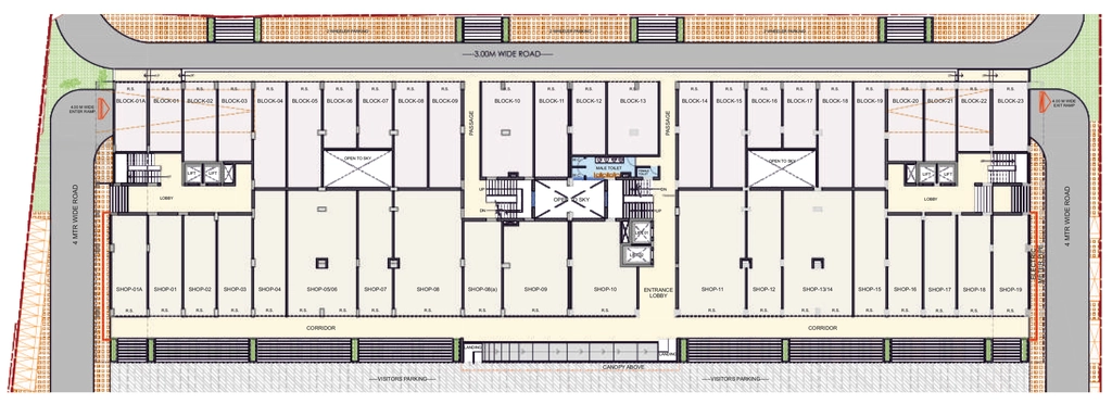 Master Plan of Commercial Mangalam Jalaram in Hingna Road, Nagpur - Image 437189