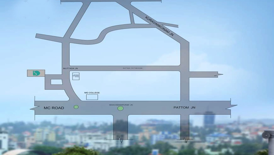 Location of Sree Dhanya Rome in Muttada, Thiruvananthapuram - Image 437315