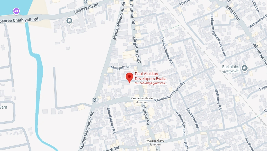 Location of Paul Alukkas Evalia in Ayyappankavu, Kochi - Image 437378