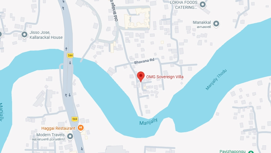 Location of Omg Sovereign Villas in Angamaly, Kochi - Image 437393