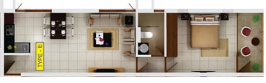1 BHK Flat in Kent Baywatch Suites in Edakochi, Kochi - Image 931908