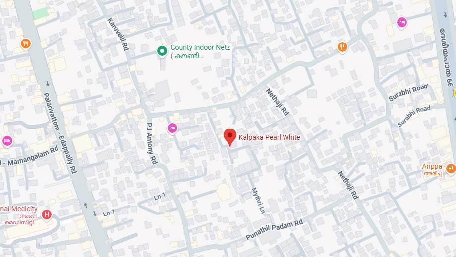 Location of Kalpaka Pearl White in Edappally, Kochi - Image 437422
