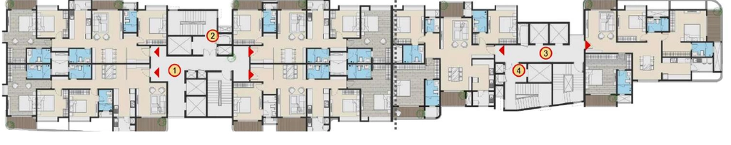 Floor Plan of Vrise The Loft in Whitefield, Bangalore - Image 437356