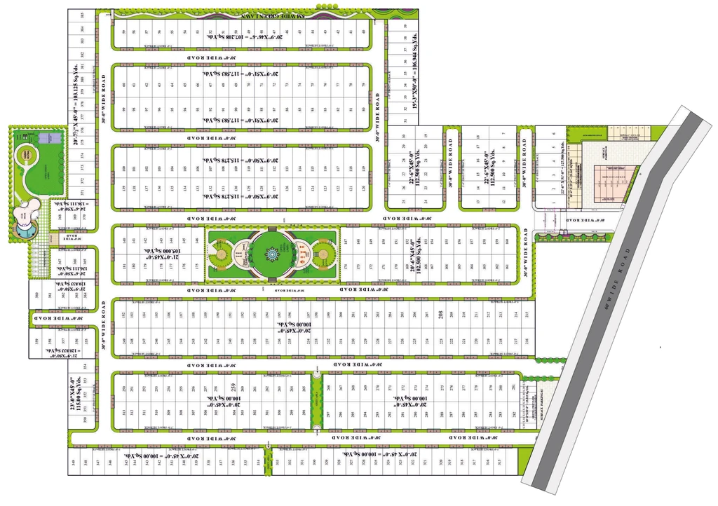 Master Plan of Tricity Aura Green City in Dera Bassi, Chandigarh - Image 437404