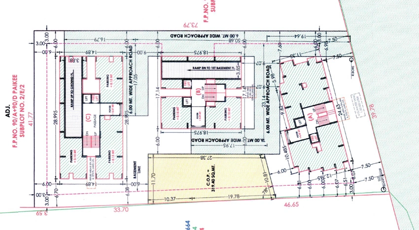 Master Plan of Sarthi Homes in Mota Varachha, Surat - Image 437467