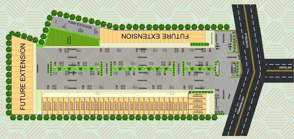 Master Plan of BBD Business Central in Zirakpur, Chandigarh - Image 437442