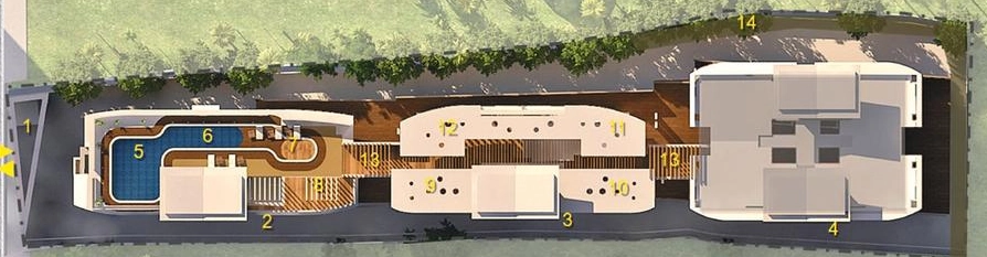 Master Plan of ABAD Celebration Towers in Edappally, Kochi - Image 437456