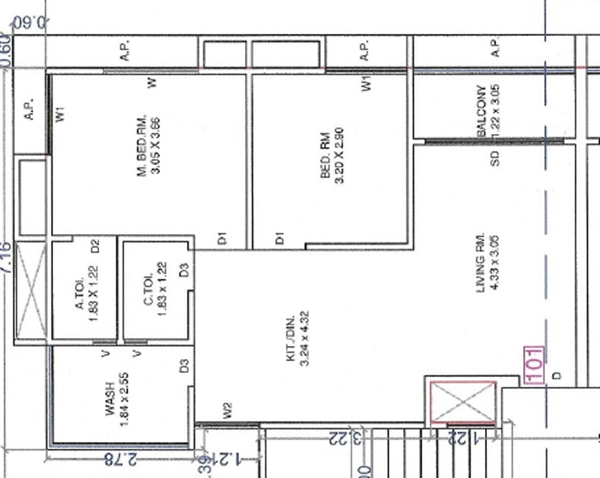 2 BHK Flat in Nilkanth Siddheshwar Hills in Valak, Surat - Image 931925