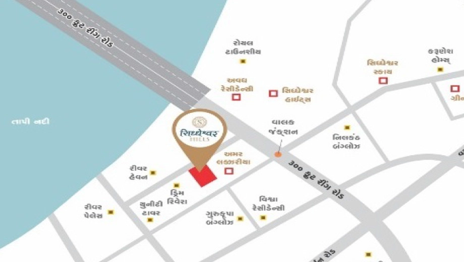Location of Nilkanth Siddheshwar Hills in Valak, Surat - Image 437473