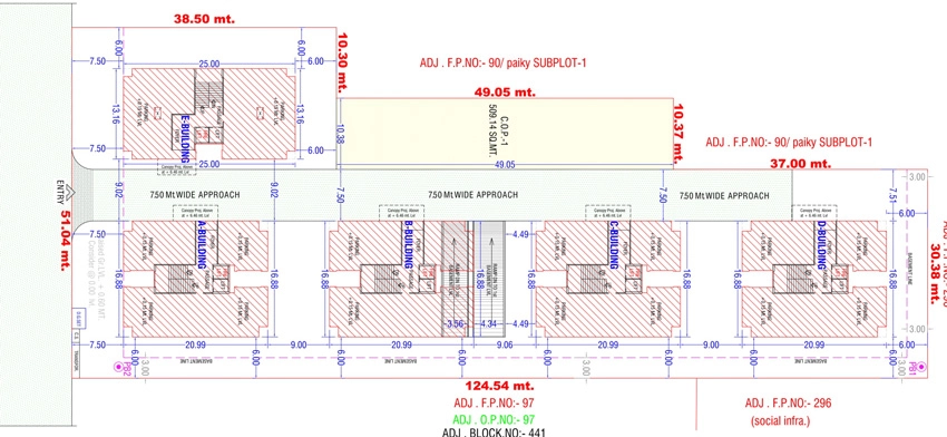 Master Plan of Nilkanth Pearl in Mota Varachha, Surat - Image 437484