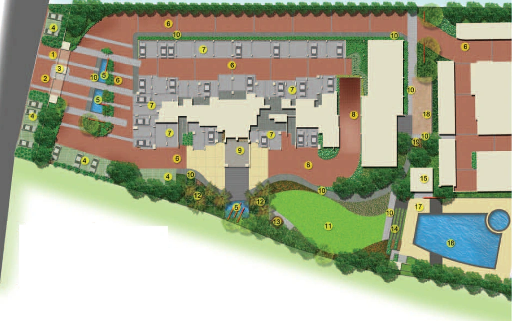 Master Plan of Skyline Ivy League in Edachira, Kochi - Image 437504